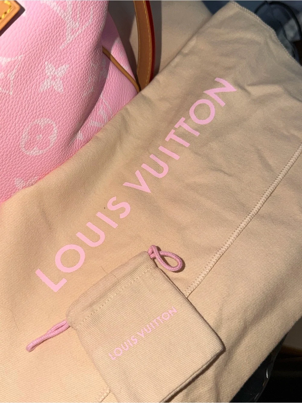 Louis Vuitton soft pink